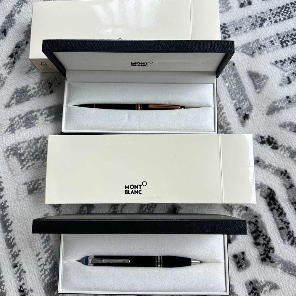Montblanc Pen Collection lot of 2 MEISTERSTÜCK & starwalker
